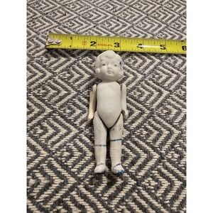 Vintage Frozen Charlotte Japan Jointed Bisque Girl Dollhouse Doll" Tall